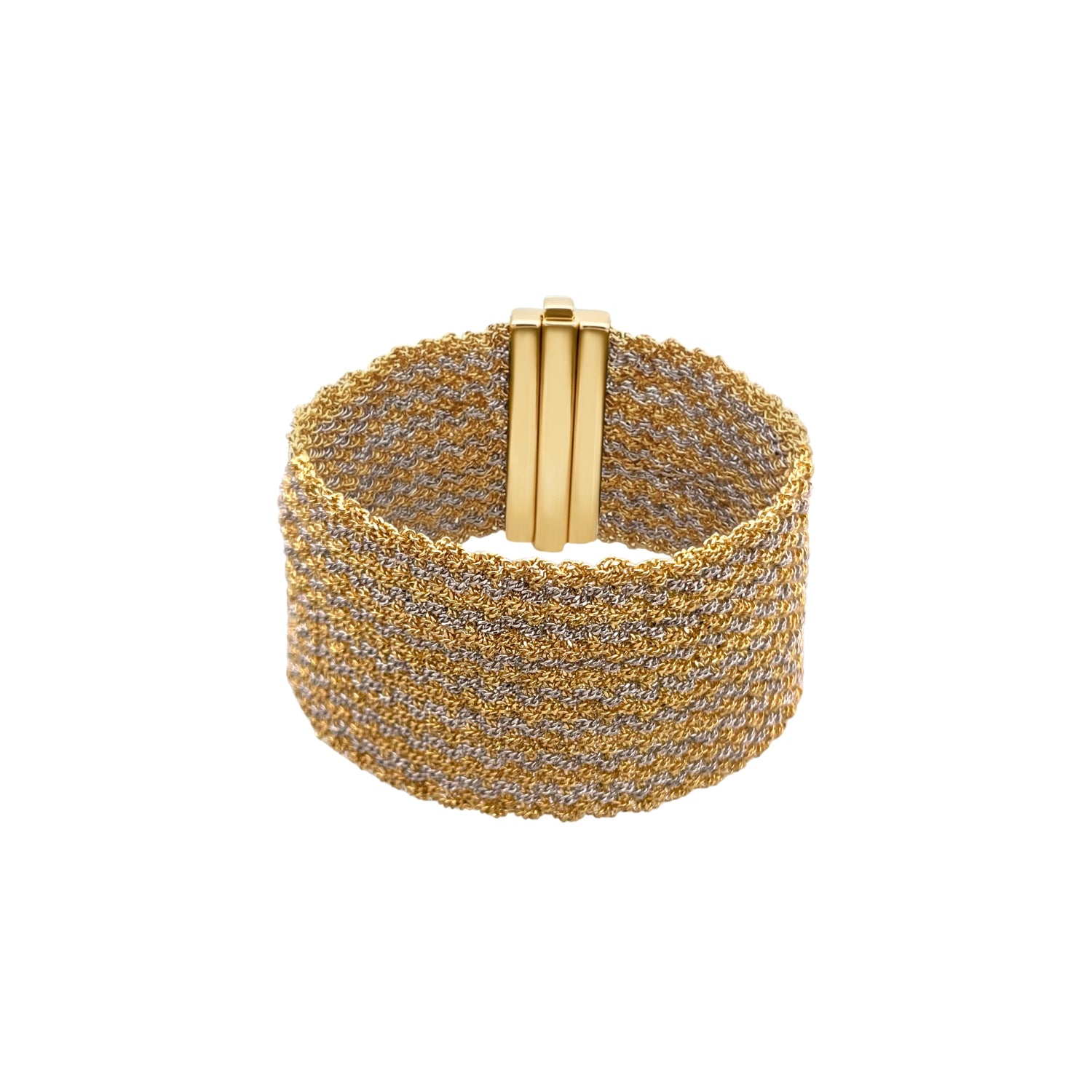 Silk Wire Bracelet in Yellow Gold-Dipped Silver