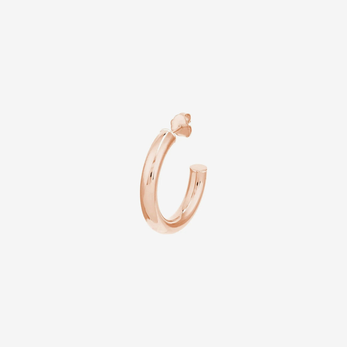 Small Classic Hoop Earrings, gray background | JJ Jewelry Miami