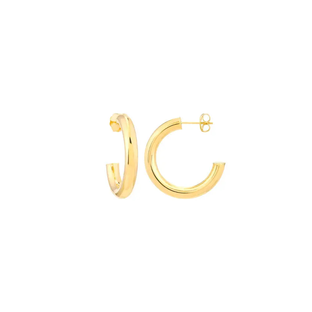 Small Gold Hoop Earrings-Princess Jewelry Shop