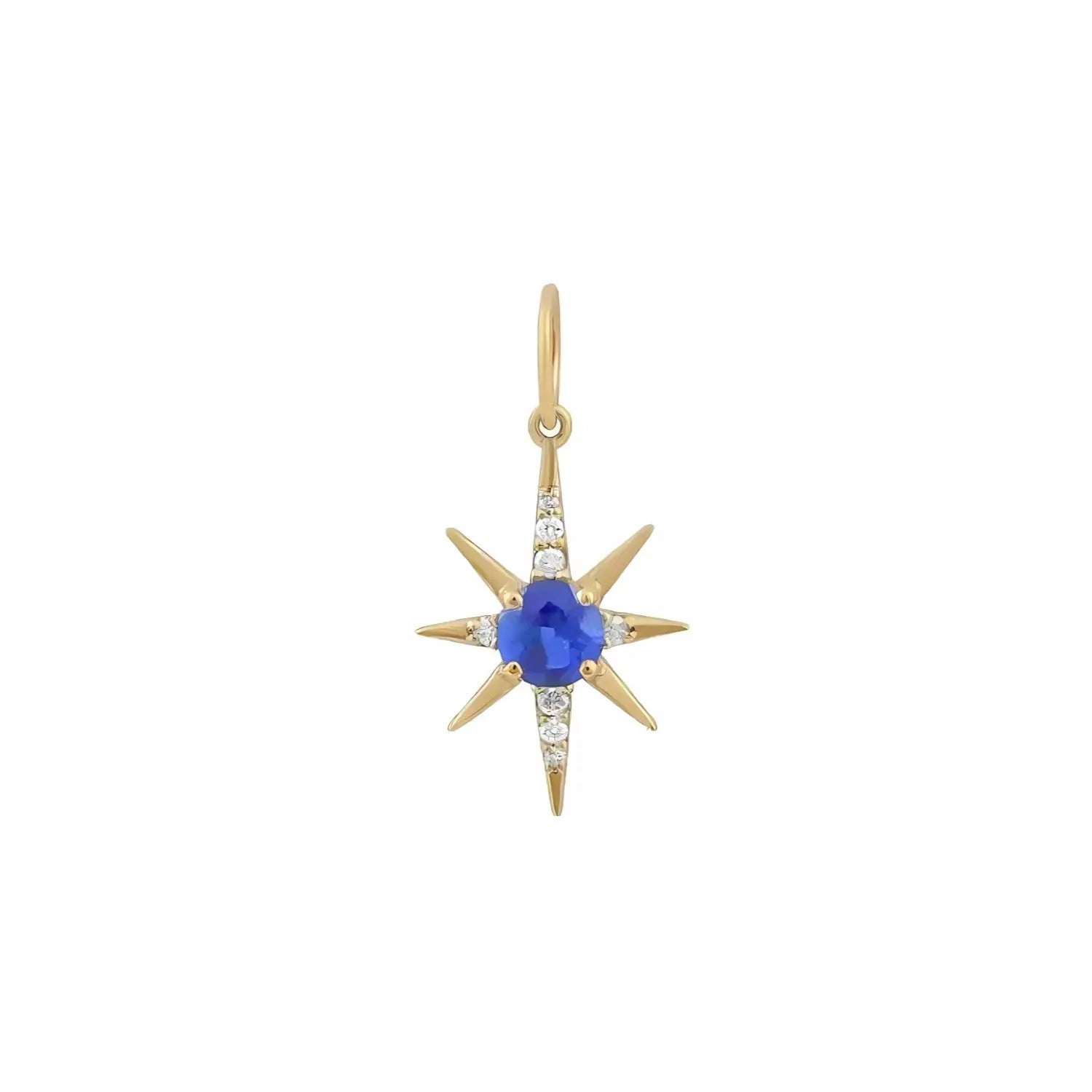 Small Star Gemstone Pendant-Princess Jewelry Shop