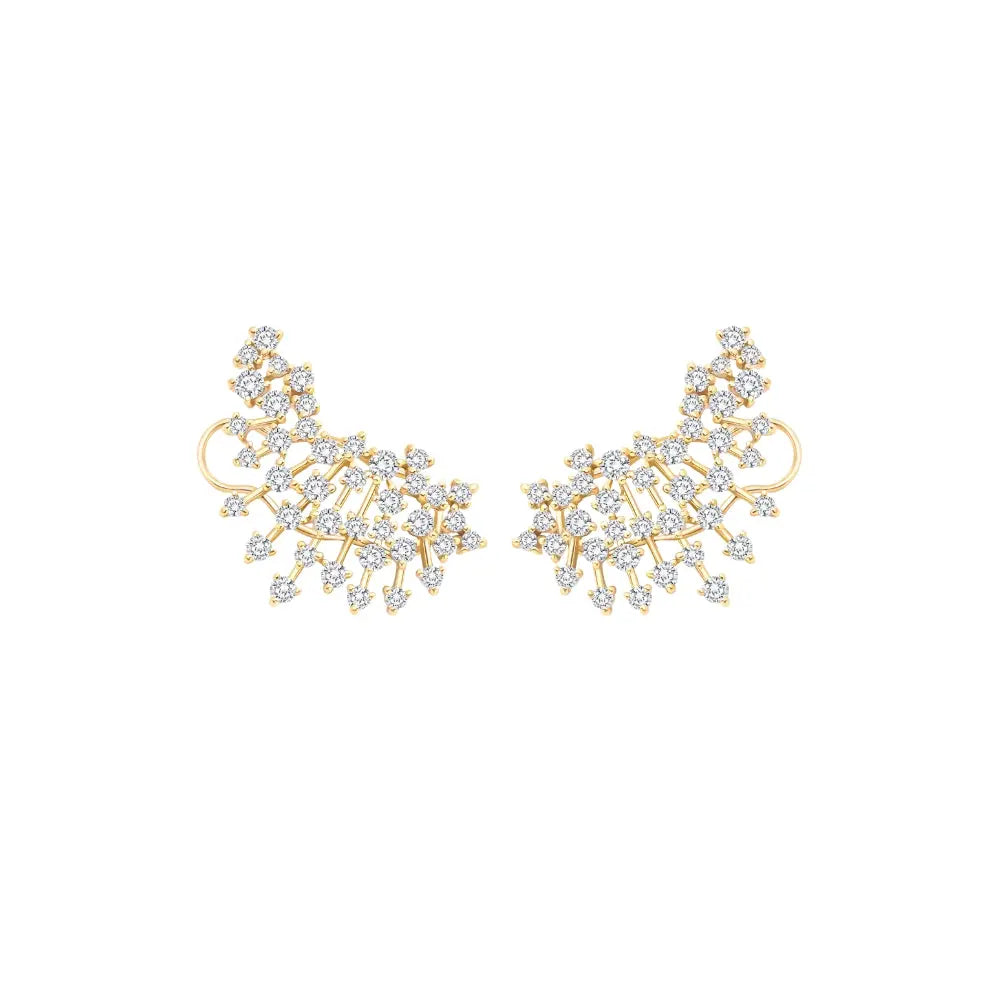   Sparkle Diamond Ear Crawlers Princess Jewelry Shop
