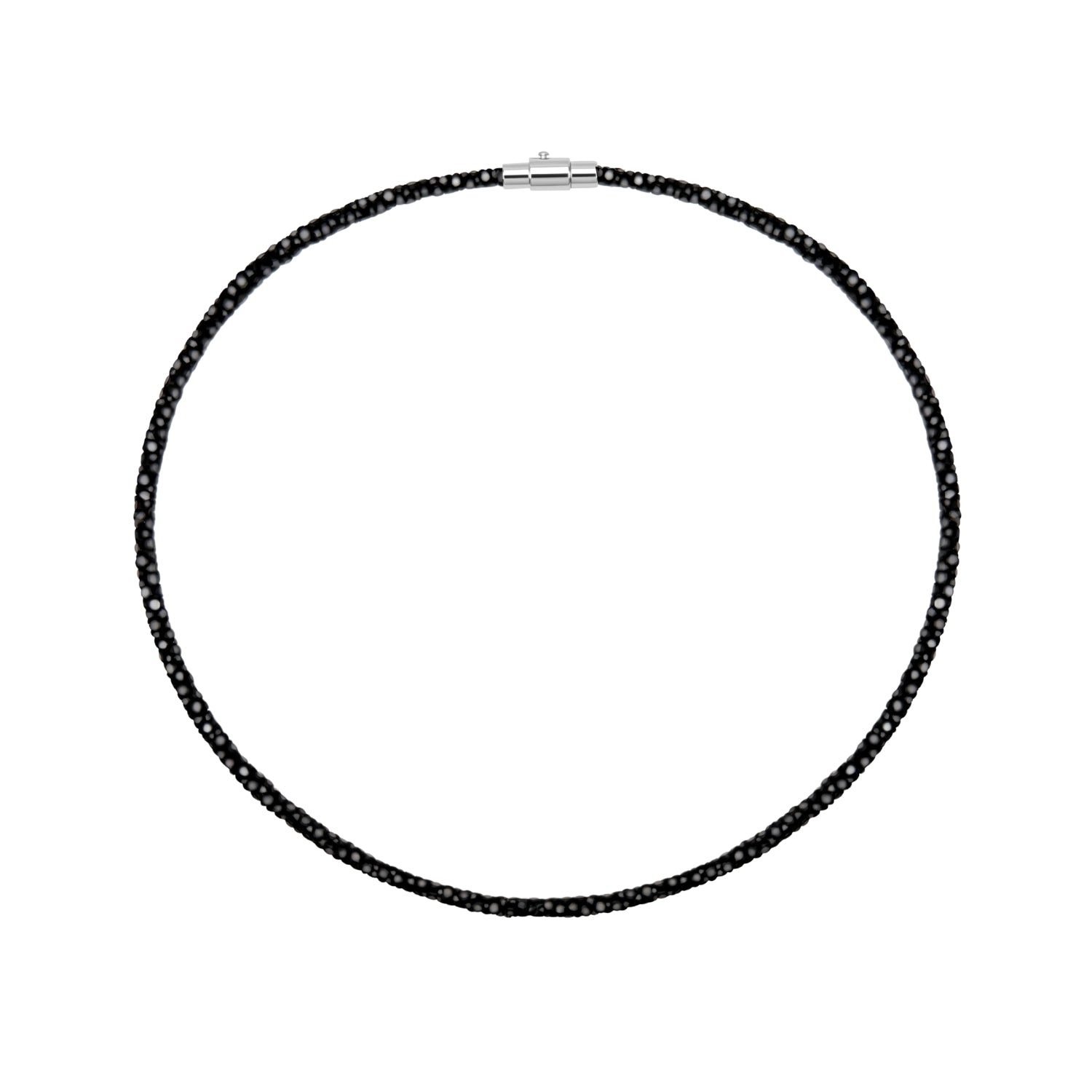 Stingray Cord Necklace with Silver Clasp