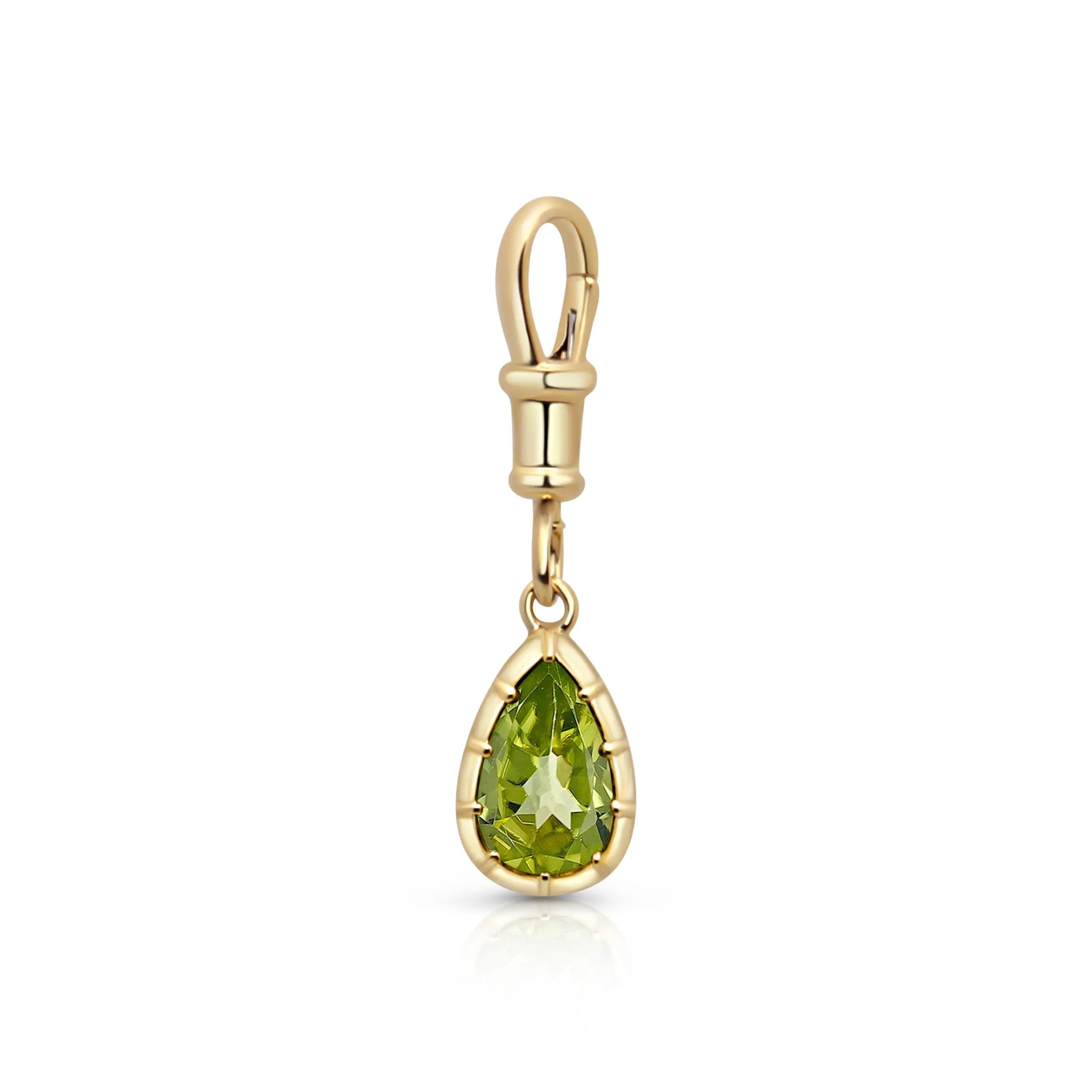   TOURM PEND 18KY PEAR GREEN Princess Jewelry Shop