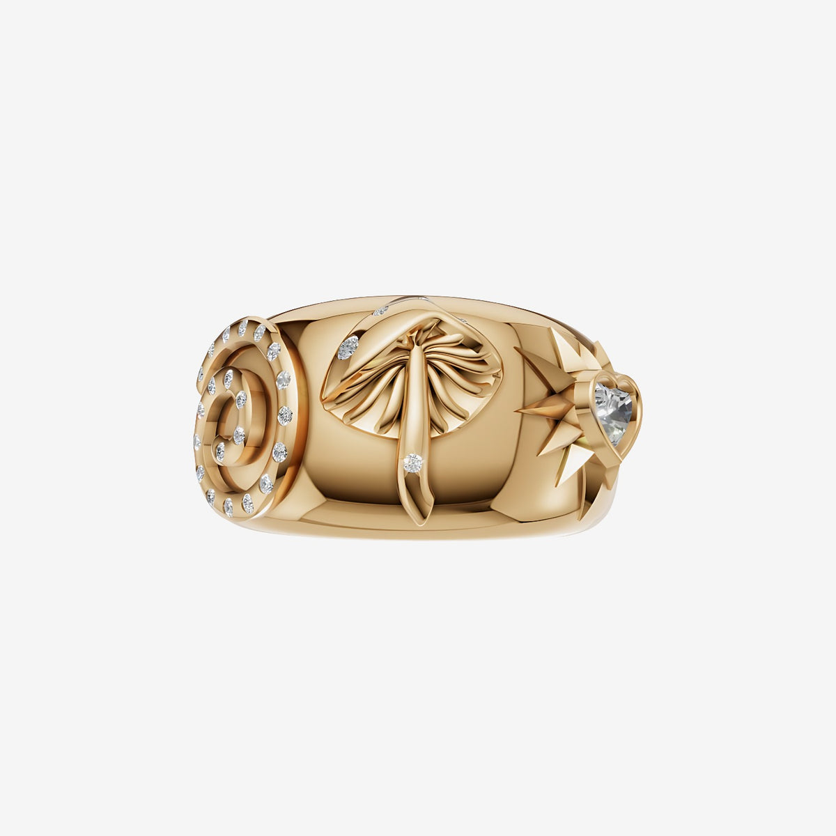 Wonderland Ring in 18K Yellow Gold | JJ Jewelry