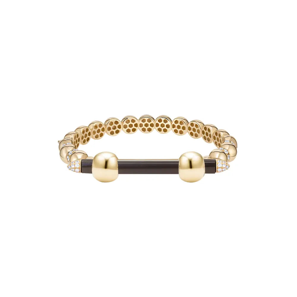   Yellow Gold Bar Bracelet Princess Jewelry Shop