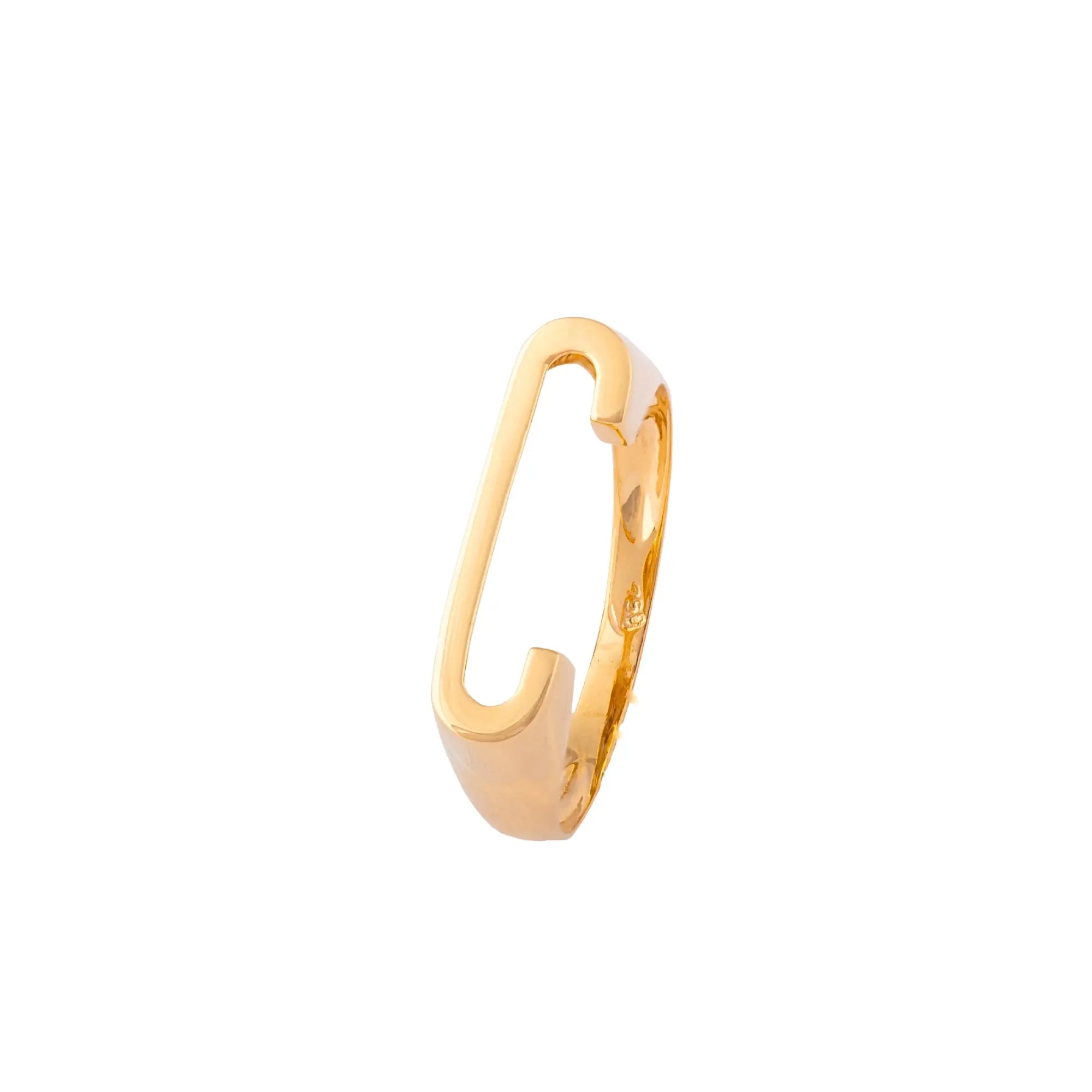   Yellow Gold Letter Ring Princess Jewelry Shop