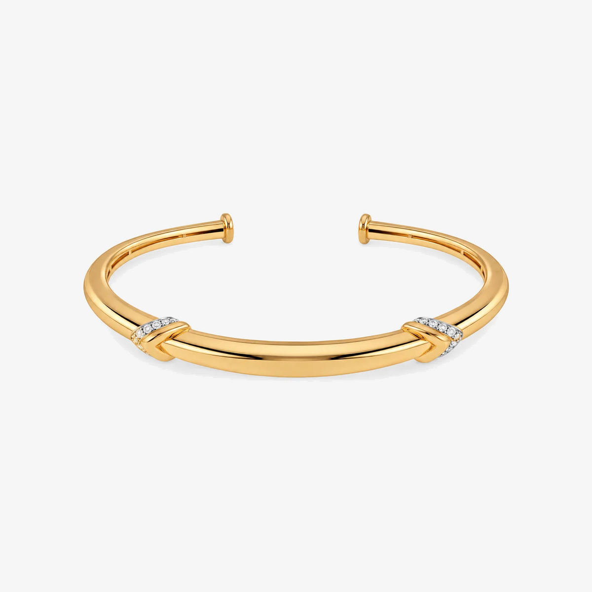 Boa Belly Gold Bangle by L'Atelier Nawbar in 18K Yellow Gold | JJ Jewelry