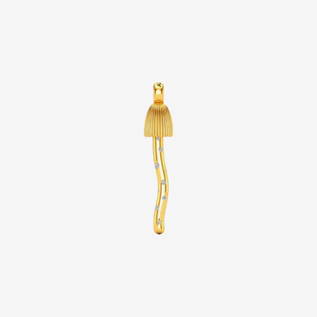 Mycena Flush Pendant by Alessa Rocks in 18K Yellow Gold | JJ Jewelry